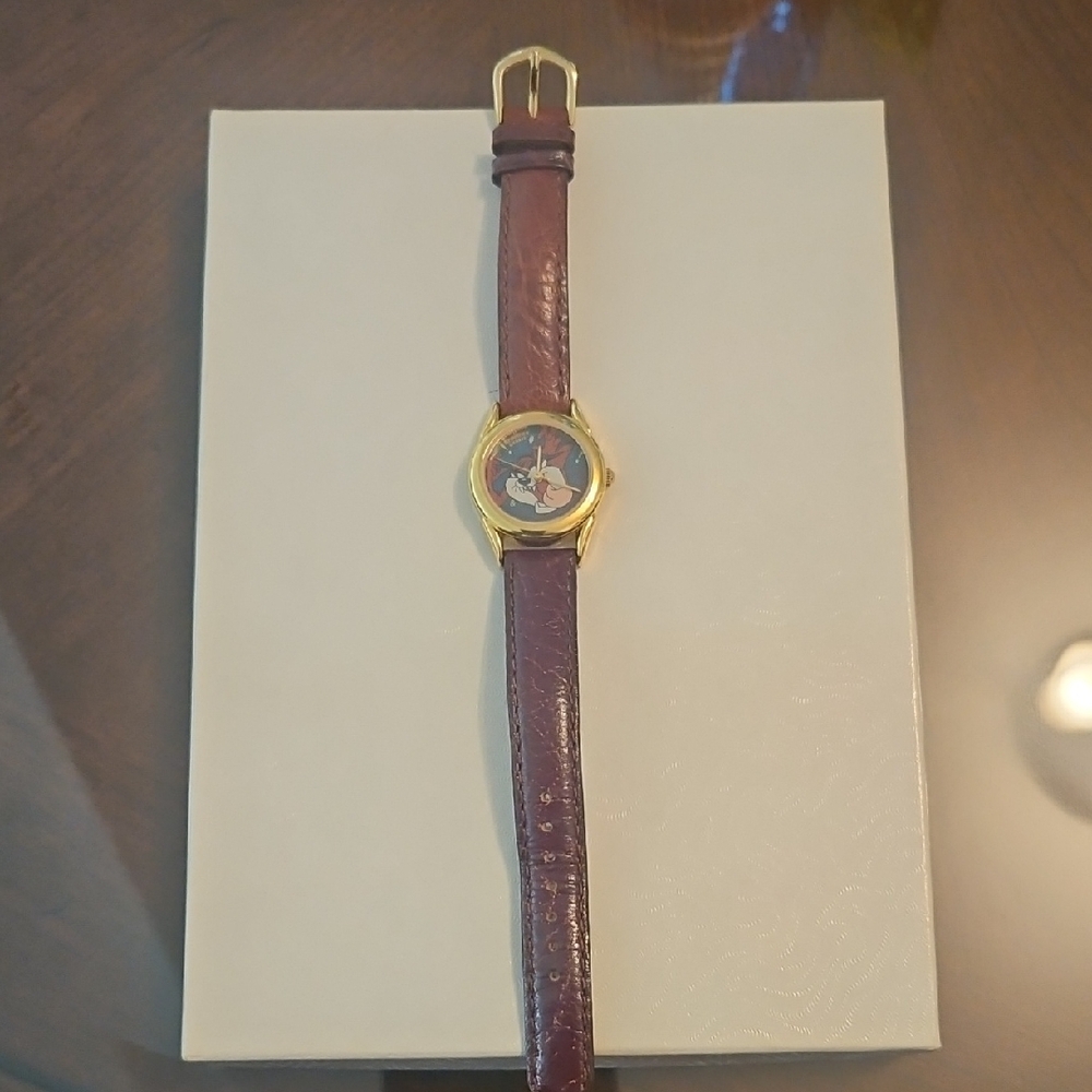 Vintage Armitron Warner Brothers Tazmanian Devil Watch